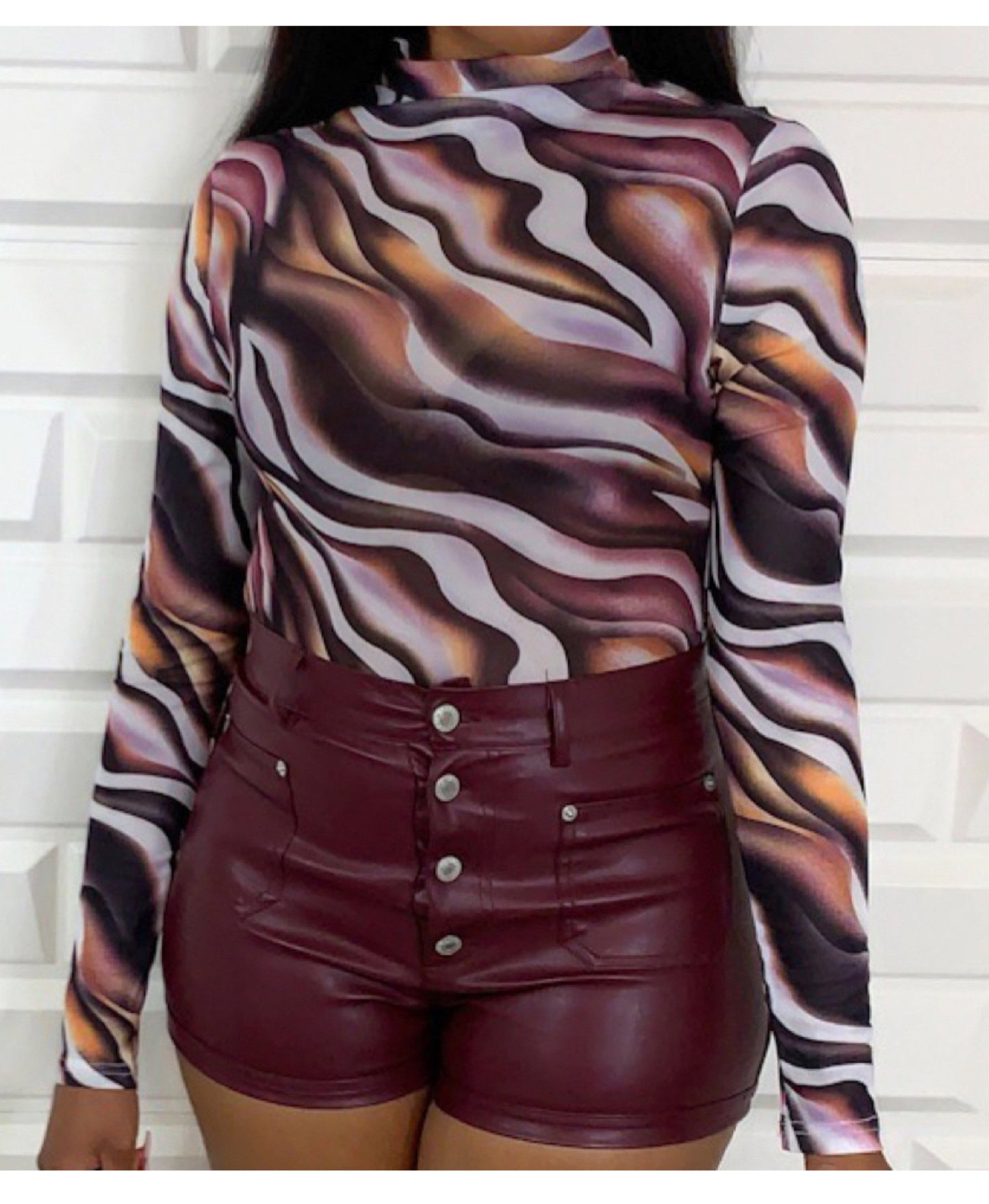 Janelle Faux Leather Shorts (2 Colors)