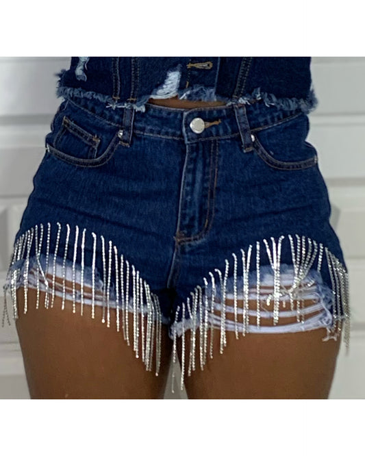 Material Girl Denim Shorts